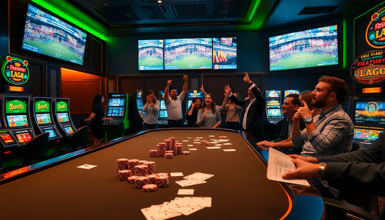 Experience the thrill of trực tiếp bóng đá Laliga with live betting in an upscale casino atmosphere.