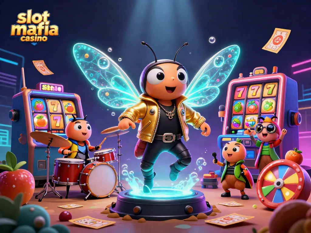 Experience thrilling gameplay at slot mafia casino with vibrant slot reels and lively characters.
