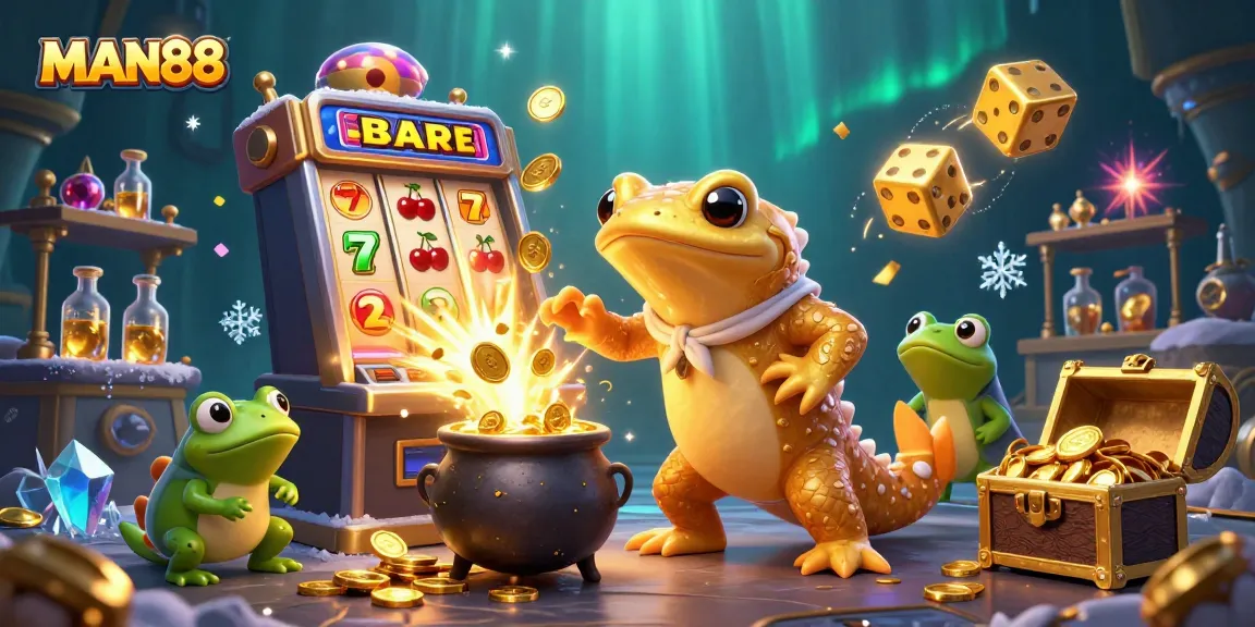 Win exciting prizes with MAN88 at a colorful online casino scene featuring a jackpot explosion and rich visuals.