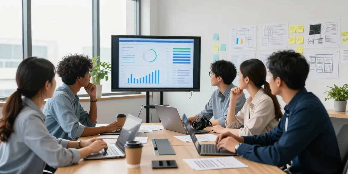 Team collaborating on it support for small business strategies in a modern office.