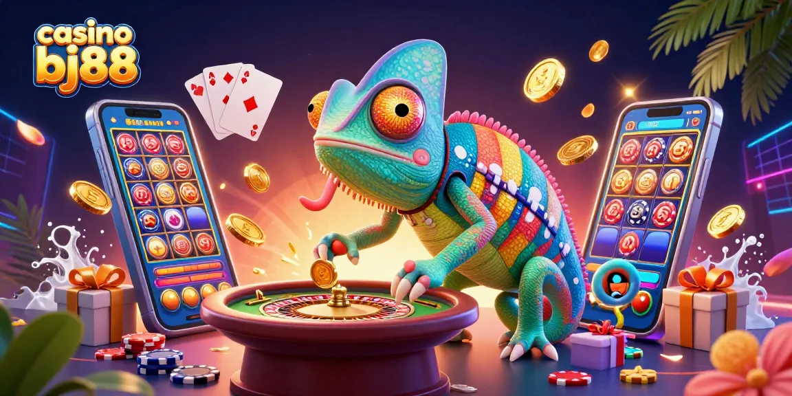 Experience the excitement of casino bj88 with a vibrant chameleon owner and dynamic game elements.