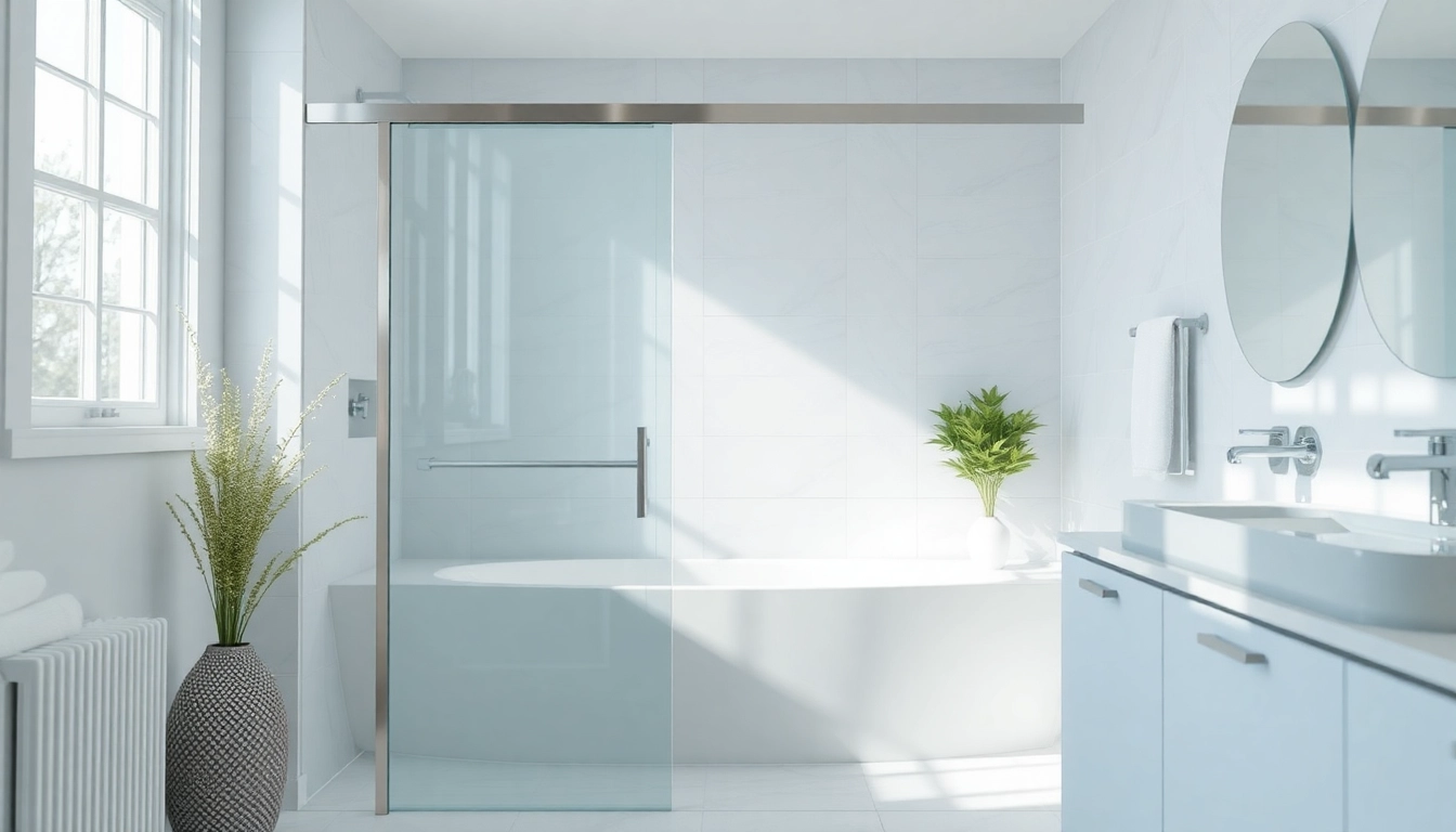 Enhance your space with a sleek shower screen sliding door featuring smooth glass and modern design.
