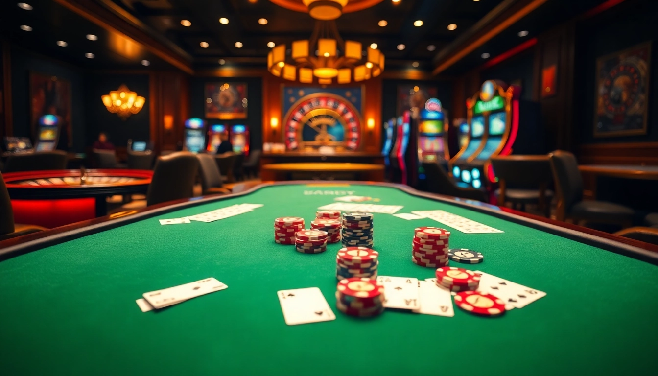 Engage in thrilling gameplay on https://du88.bike/ with vibrant casino tables and exciting poker chips.