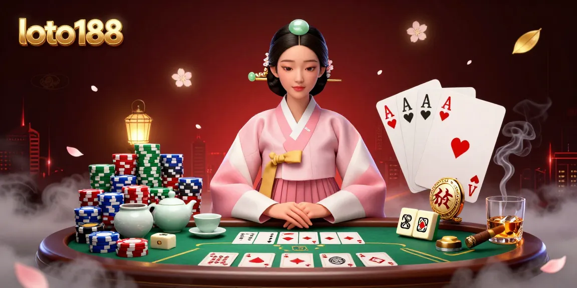 Experience thrilling gameplay with loto188 at a vibrant poker table featuring stunning 3D art.