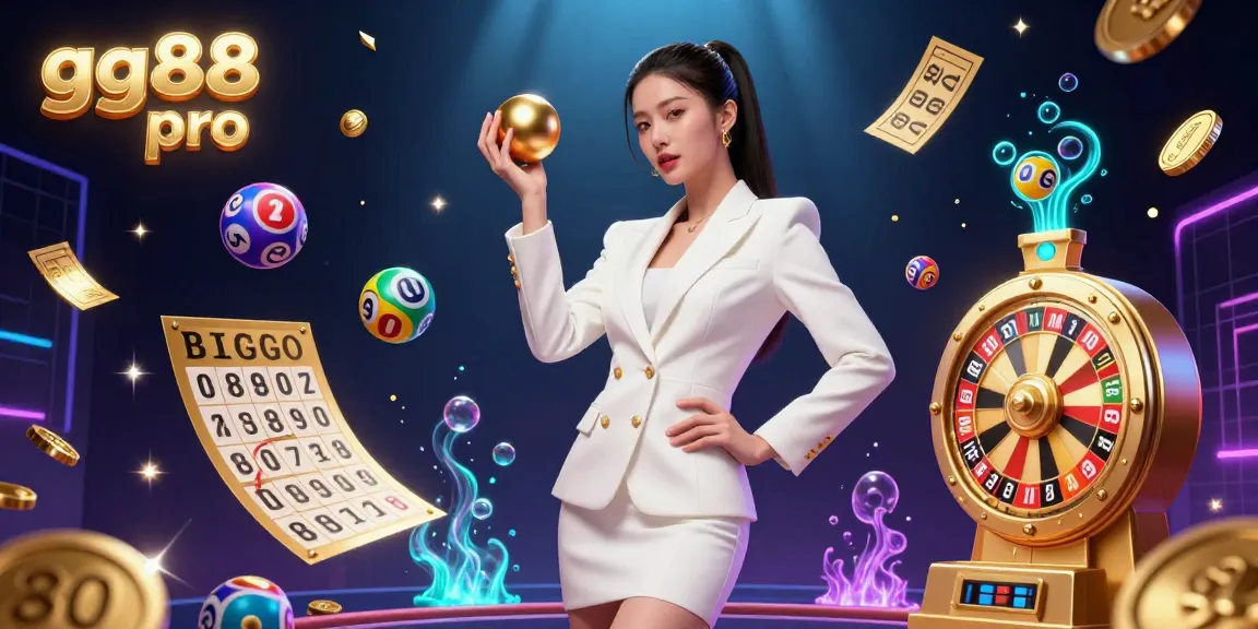 Experience thrilling gaming action at gg88 pro with vibrant lottery balls and glamorous casino settings.
