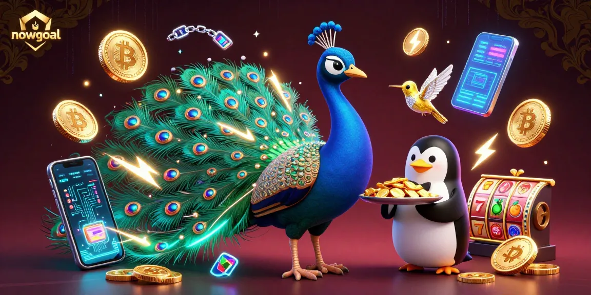 Engage with live casino action at nowgoal while the peacock displays gemstone feathers and golden chips sparkle.
