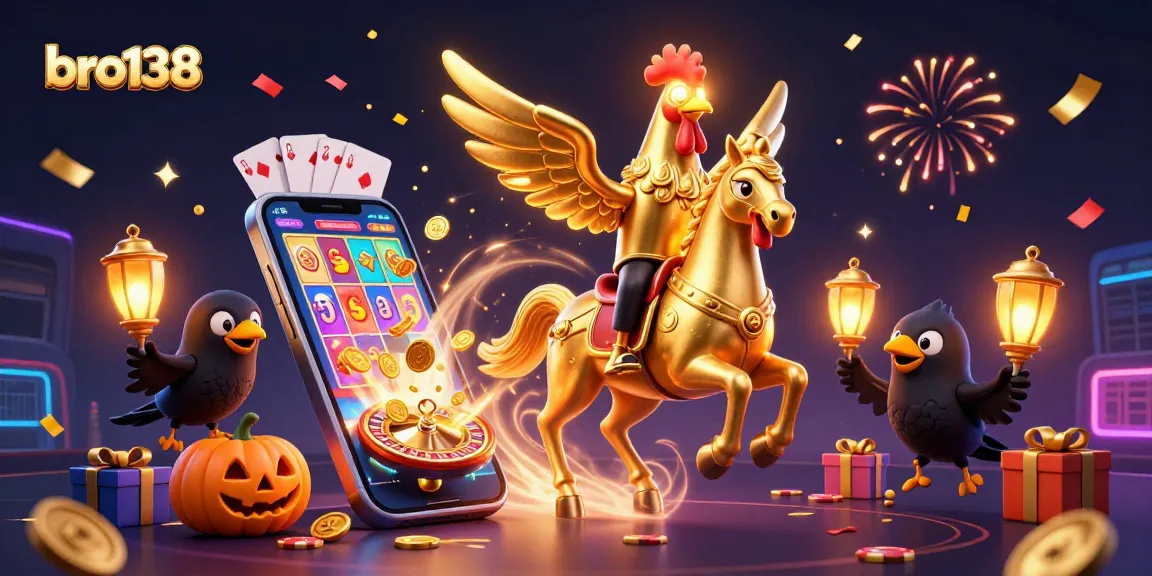 Experience thrilling games at bro138, featuring immersive slots with spinning reels and spectacular winnings.