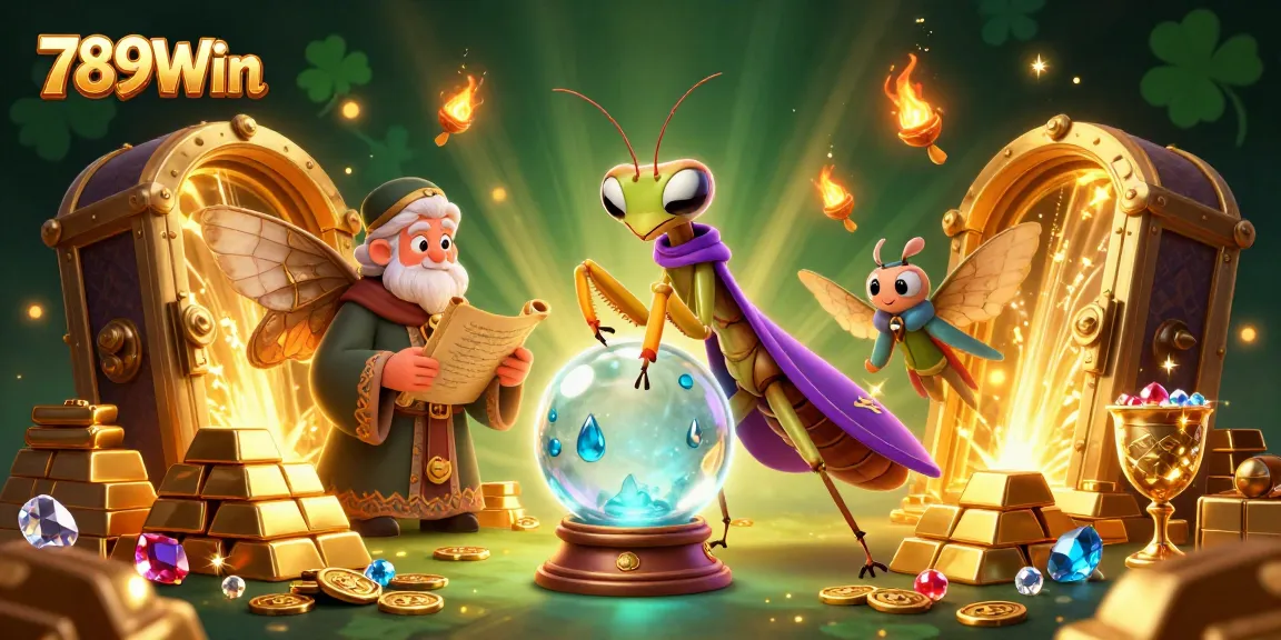 Experience the thrilling adventures of 789Win with a vibrant casino scene bursting with treasures