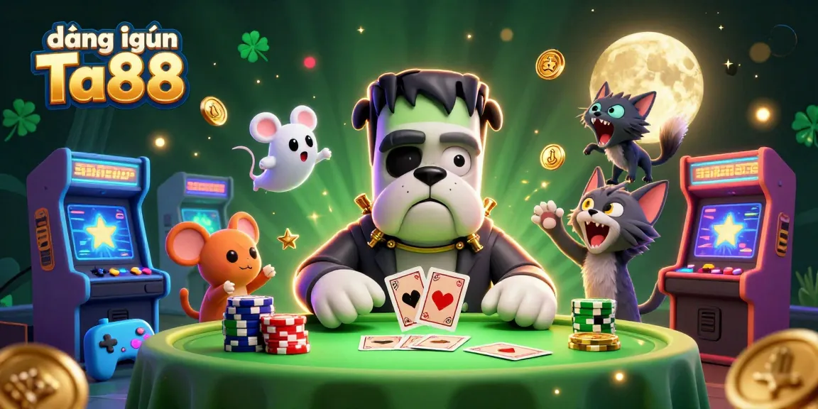 Engage with đăng nhập Ta88, joining a thrilling casino scene featuring diverse characters and vibrant gaming elements.