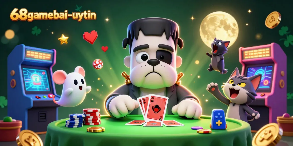 68gamebai-uytin showcases lively casino action through 3D monsters and whimsical gaming elements.